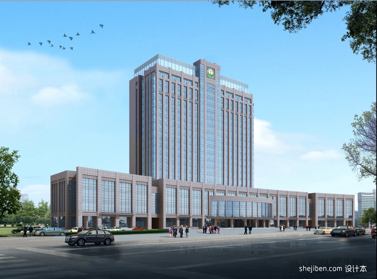 建筑外立面玻璃幕墙图集 – 设计本装修效果图
